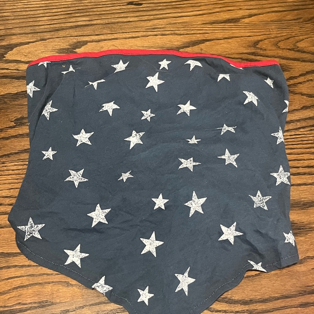 Fifth Sun Starry Navy and Red  Bib Top